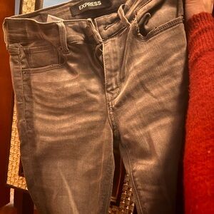 Grey Express skinny jeans